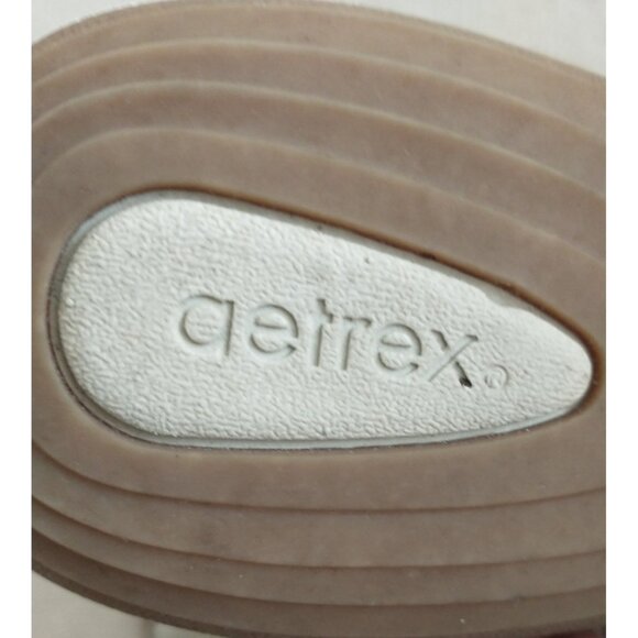 Aetrex Women's Walking Shoes Dana Brown Leather Suede Comfort Lace Up  - 10 Wide - Picture 7 of 8